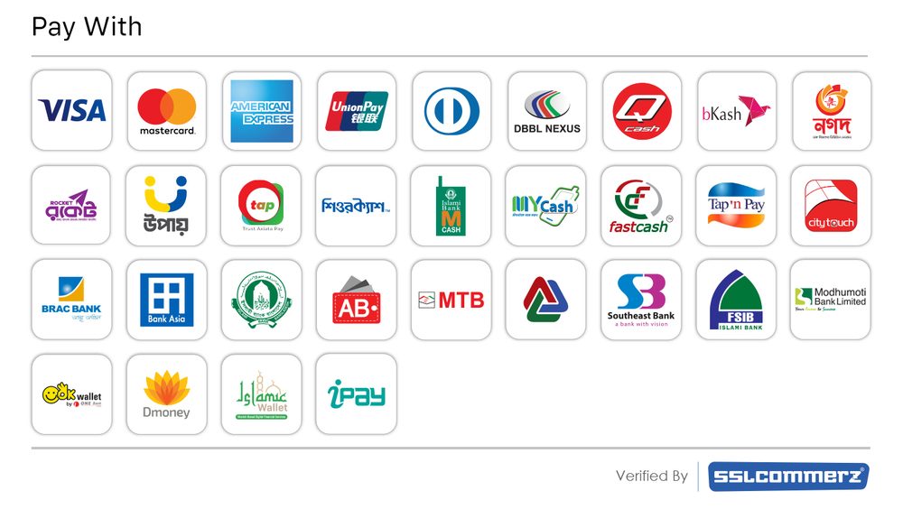 Pay securely with SSLCommerz